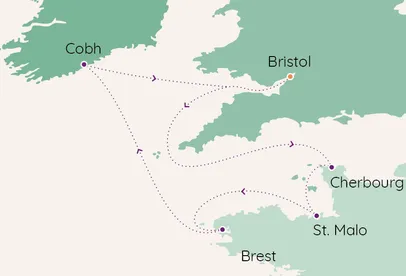Cruise: Cruise The Coastlines of France & Ireland For 7 Nights – October 2026